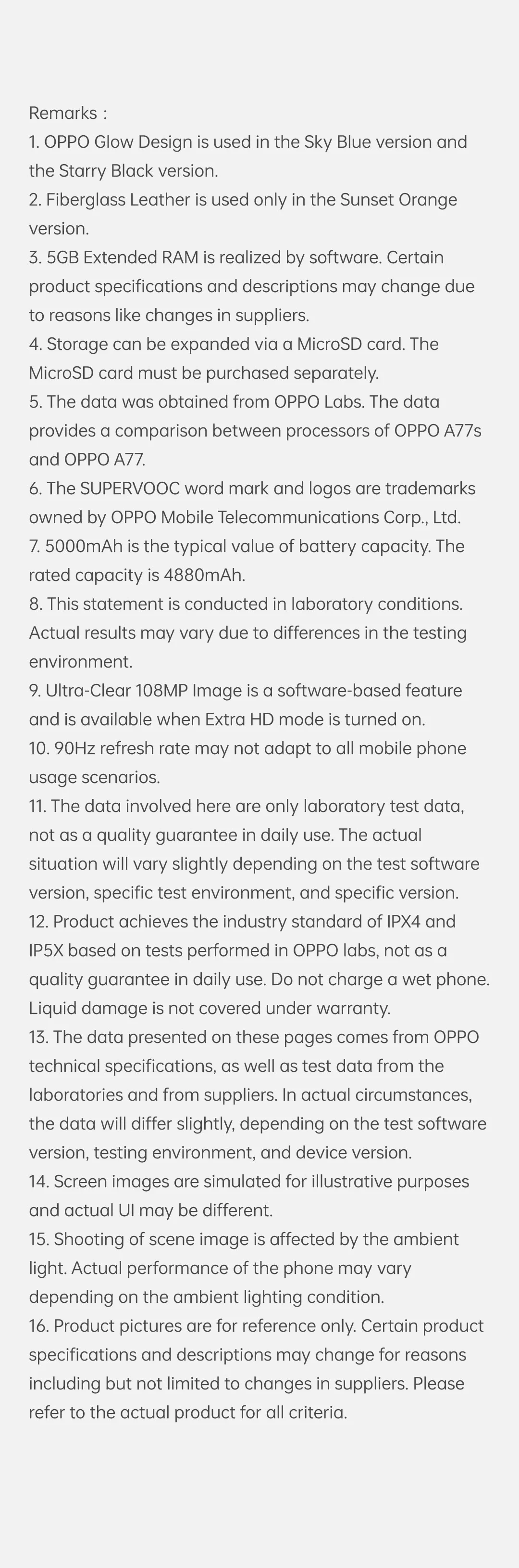 Oppo A77s - 8/128GB quality,Q 80 - Oppo A77s - 8/128GB