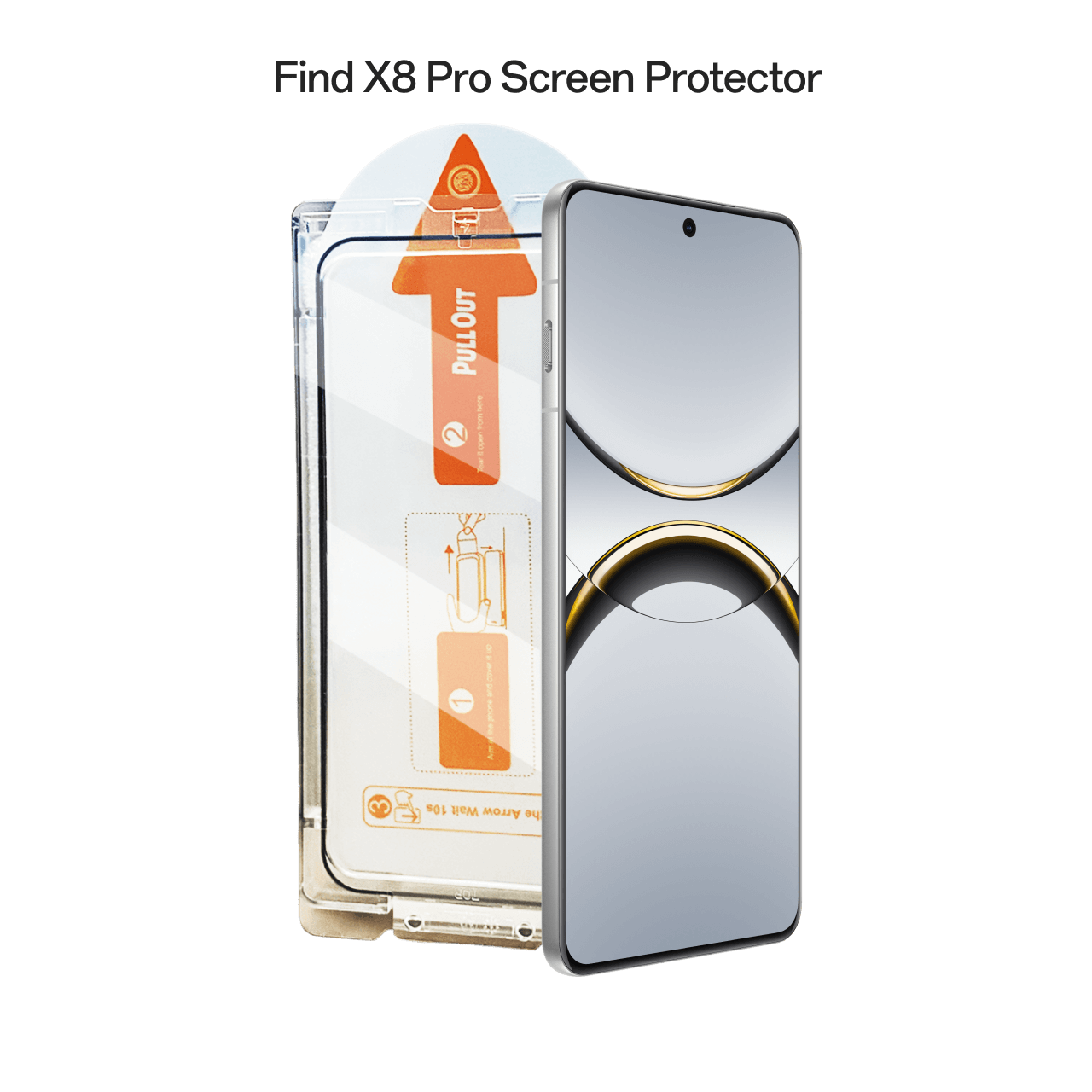 Custodia magnetica in silicone liquido per OPPO Find X8 Pro, Cover
